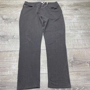 Swet Tailor Pants Mens 33x30 Gray Stretch Knit Chino Casual 5 Pocket Travel